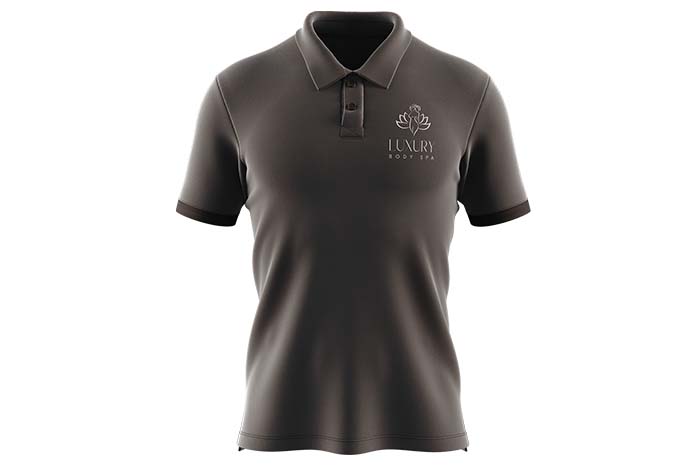 Dark Brown Polo Shirt