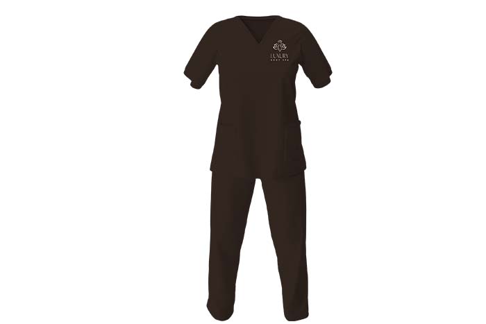 Dark Brown Scrubs