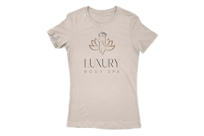 Luxury body spa tshirt beige