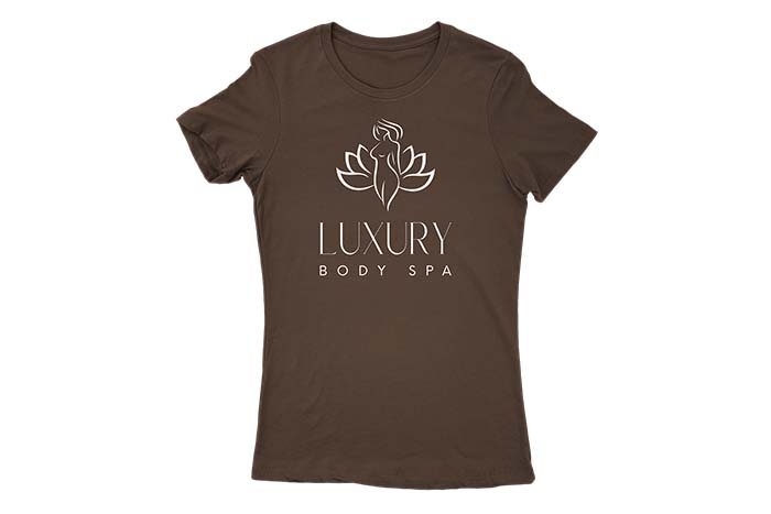 Luxury body spa tshirt dark