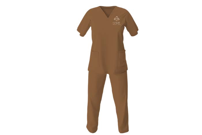 Warm Brown Scrubs